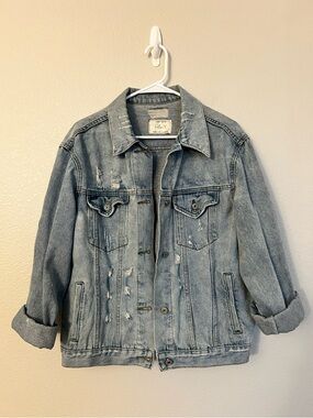 H&Y Light Wash Denim Jacket Women’s | Size L